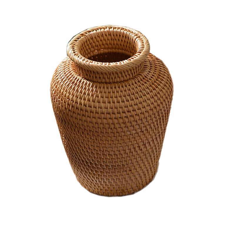 Woven Tabletop Flower Baskets
