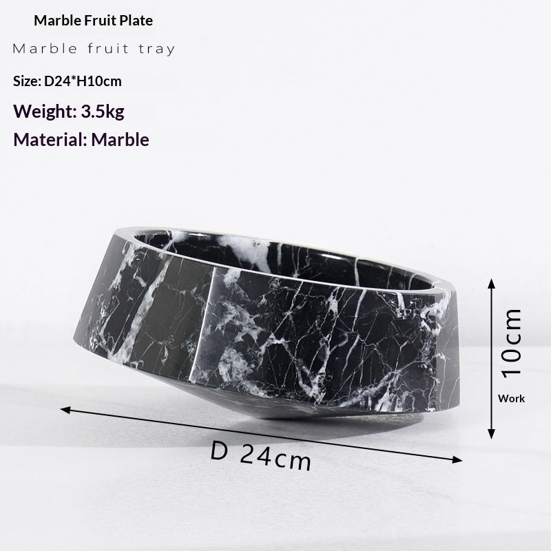 Natural Marble Decorative Vase Home Decor Item