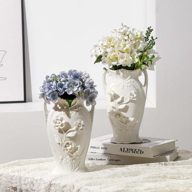 Handmade Pinched Ceramic Vase Home Decor Piece