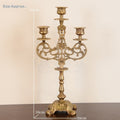 Brass European Candlestick French Home Decor