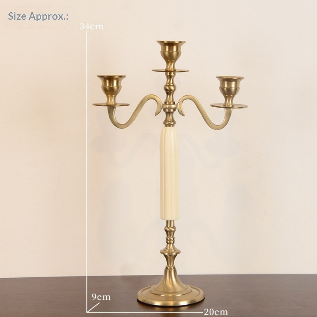 Brass European Candlestick French Home Decor